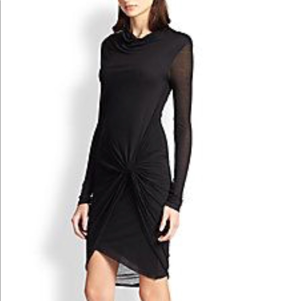 Asymmetrical Draped Dress